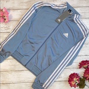 NEW Adidas Logo Track Jacket Long Sleeve Top S